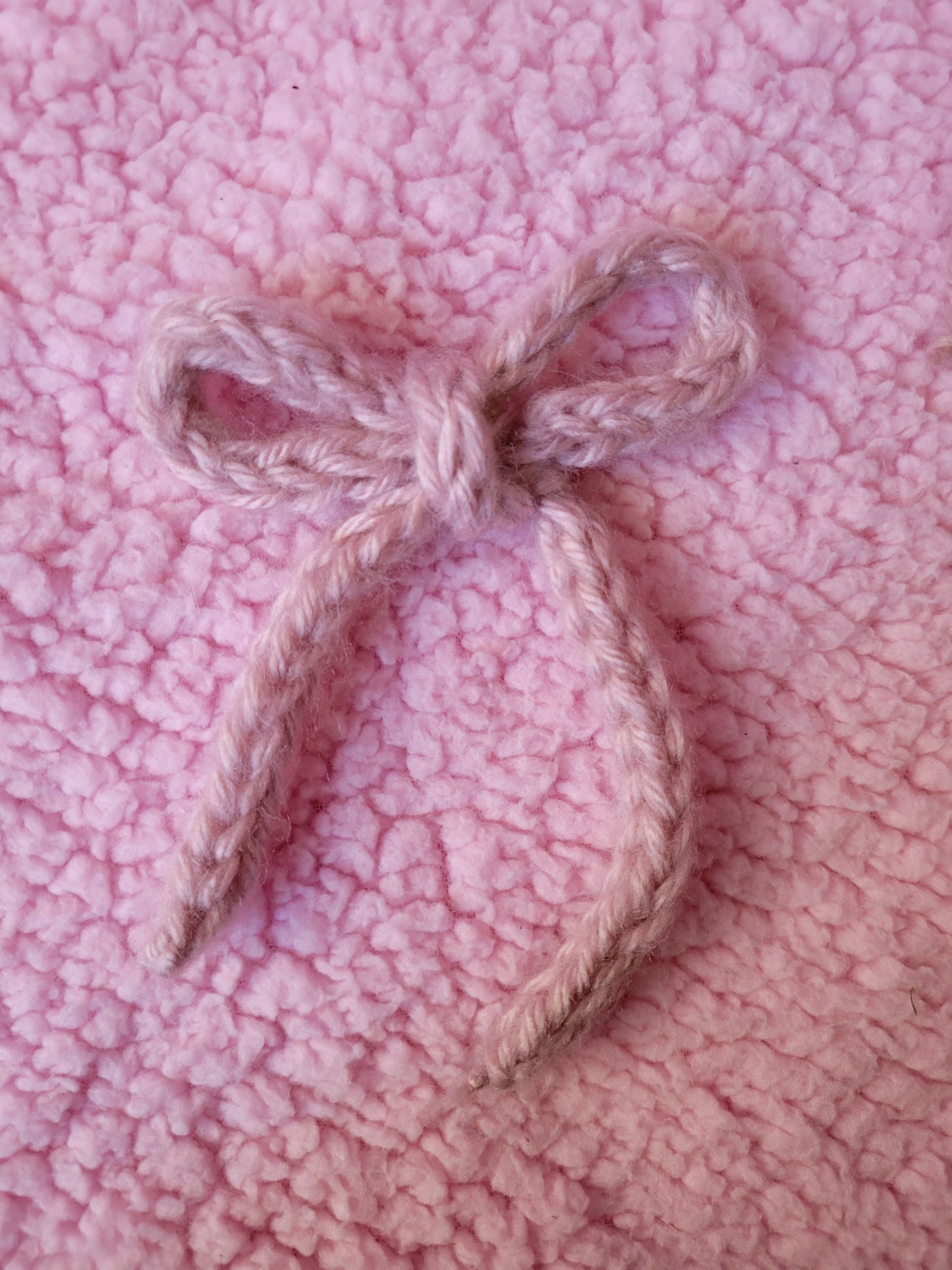 Light Pink Knitted Bows